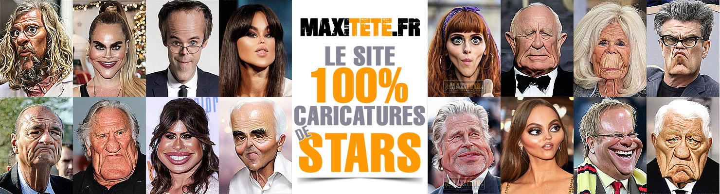 Caricatures de stars et de célébrités